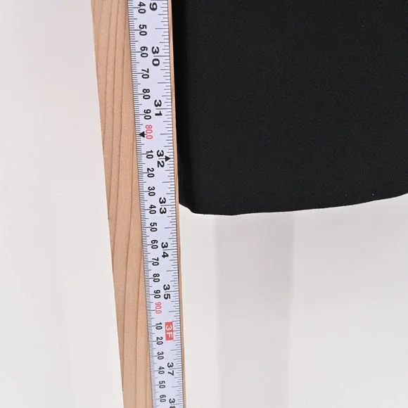 ZARA Studded Dress Size M Black Long Sleeve Shoulder Detail Mini Elevated Chic - Picture 5 of 12